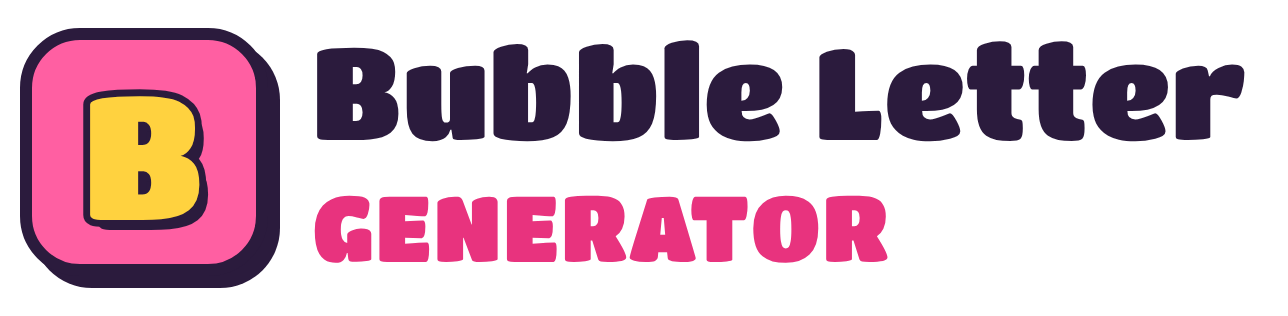 Bubble Letter Generator logo